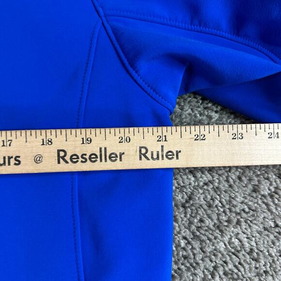 Columbia Interchange Jacket Mens M Blue Titanium Omni Shield Soft Shell Fox News - Picture 12 of 15